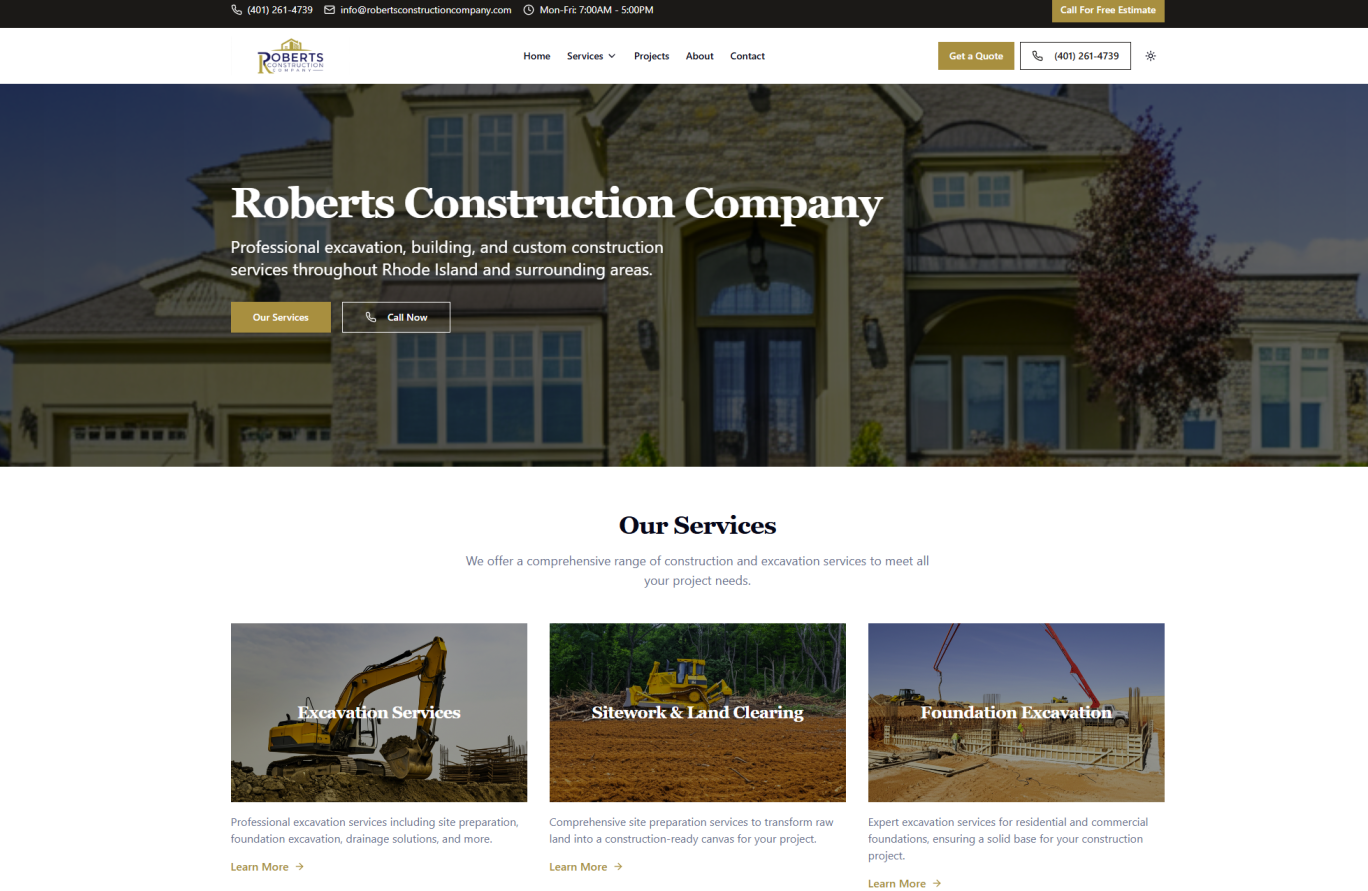 Roberts Construction Company